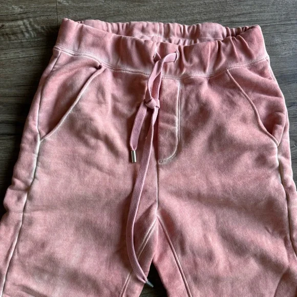 Veronica Beard Preslee french Pima cotton sweatpants in color Rosewood size XS - Picture 2 of 8